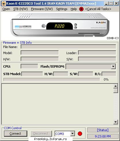 kaon k-e2220co tool 1.4 
  receptoare kaon